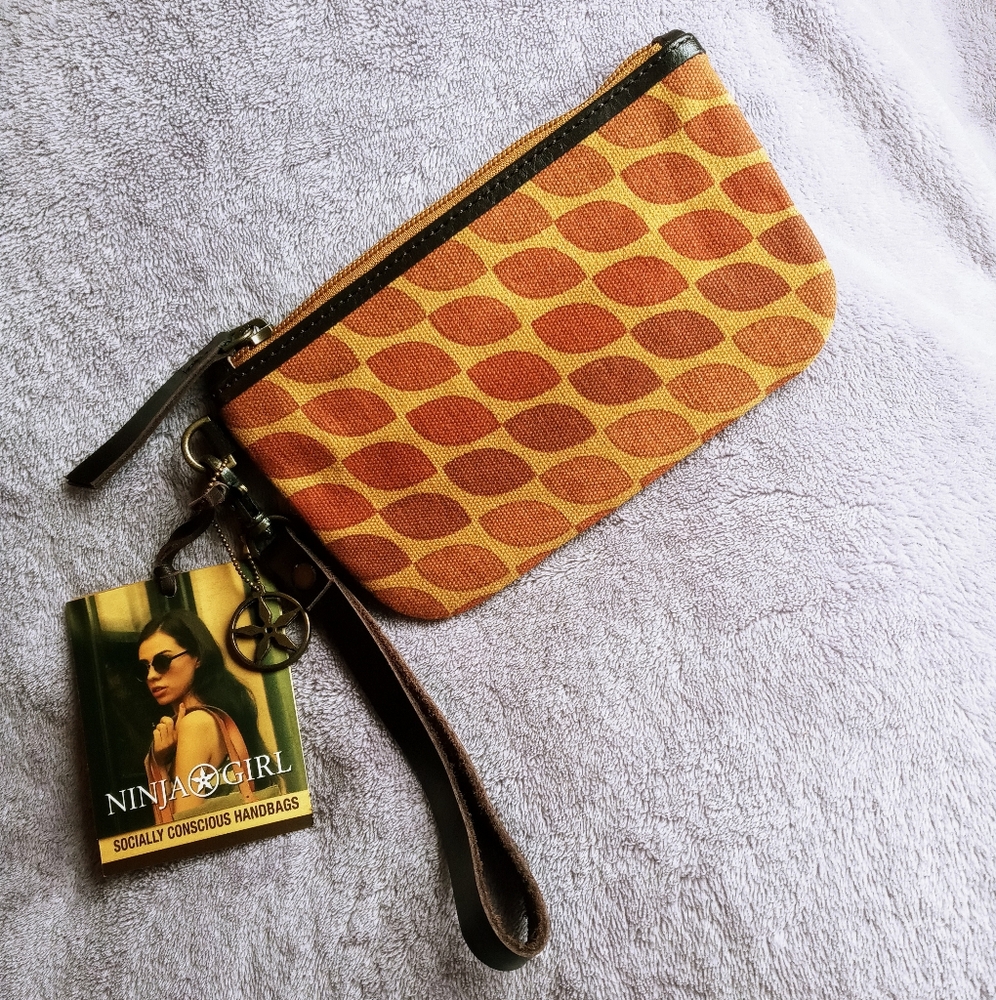 Ninja Girl Inca Collection Mini Wristlet